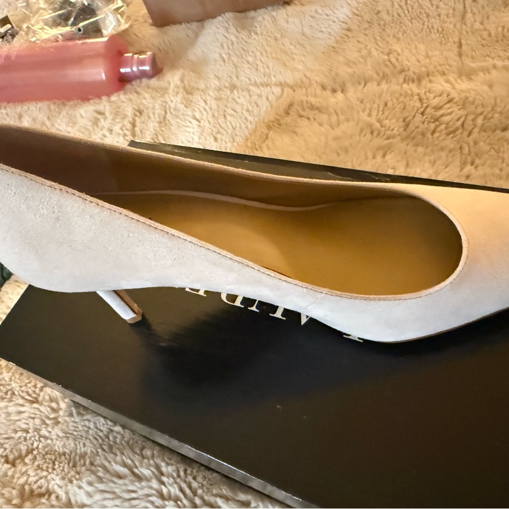 Ralph Lauren Cream Heels